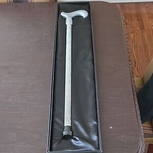 Stylish Silver Walking Cane